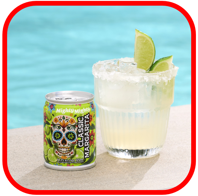 *🍋🟩Mighty Mighty Margarita Party Pack 12x125ml