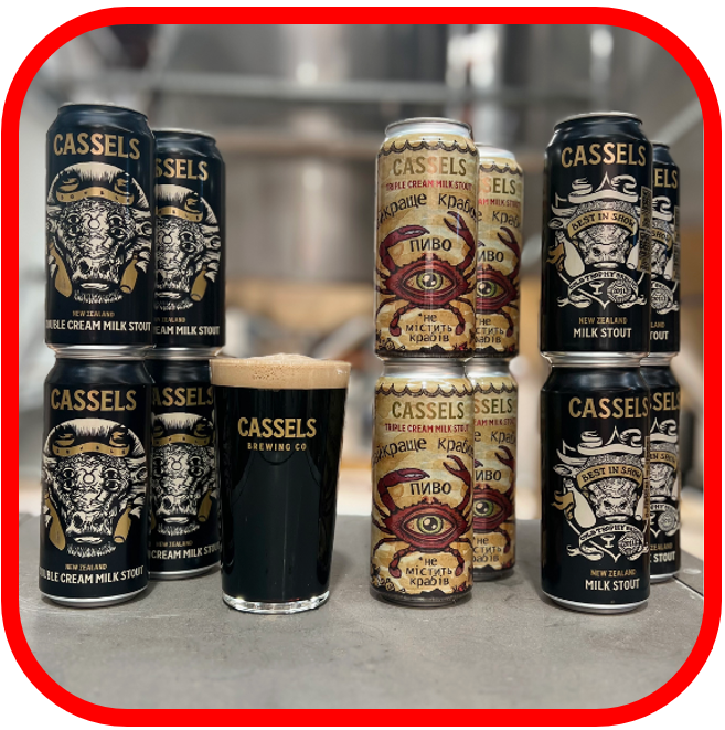 *đź–¤Cassels BACK IN BLACK Stout Trio 12x440ml!