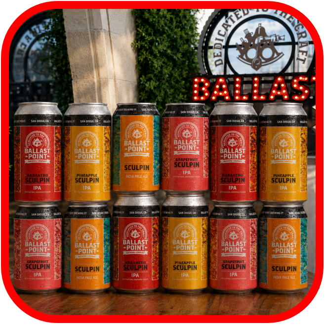 *👊Ballast Point NEXT LEVEL IPAs 6x440ml +6x330ml!