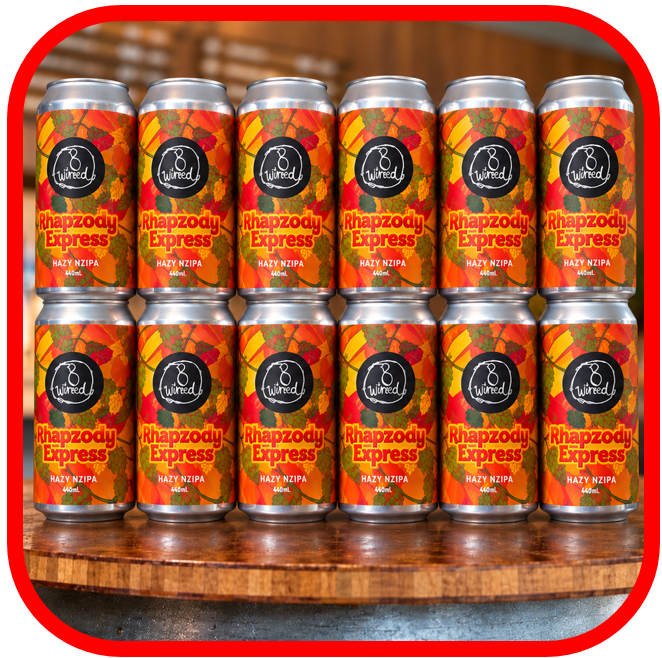 *š 8 Wired Rhapzody Express Hazy NZIPA 12x440ml!
