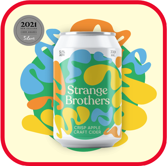 *🍏Strange Brothers Crisp Apple Cider (5.1%) 24x330ml Slab!