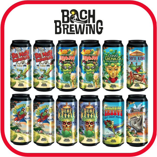 *🏄‍♂️Bach Brewing 12x440ml BANGERS!