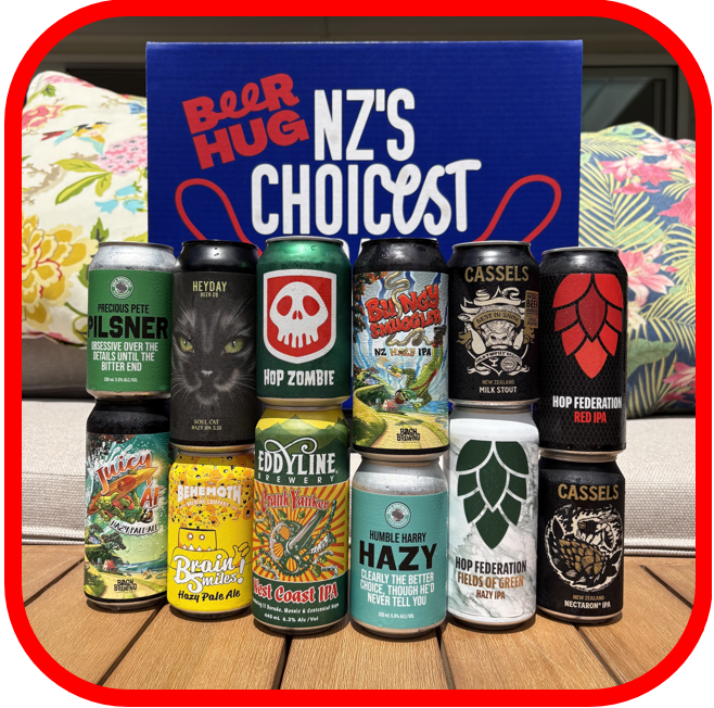 *👍NZ's Choicest Box of Beers 6x440ml + 6x330ml!