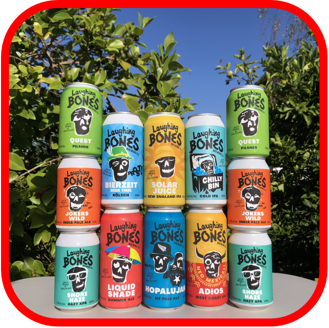 *🤣Laughing Bones New Faves 6x440ml + 6x330ml!