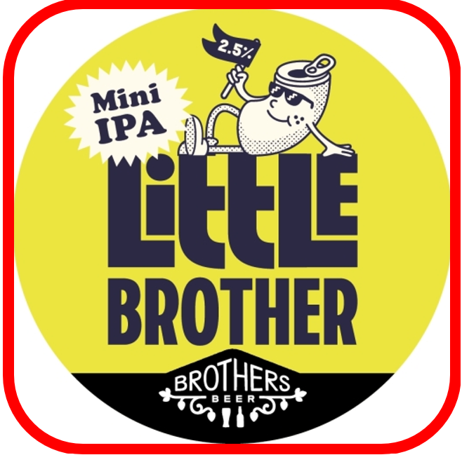 *😋Brothers Beer Little Brother IPA 2.5% 24x 330ml