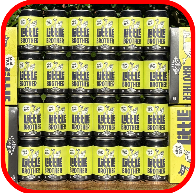 *😋Brothers Beer Little Brother IPA 2.5% 24x 330ml