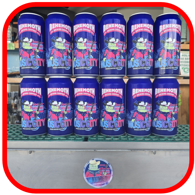 *🎶Behemoth Music City Hazy 6.3% 12x440ml!