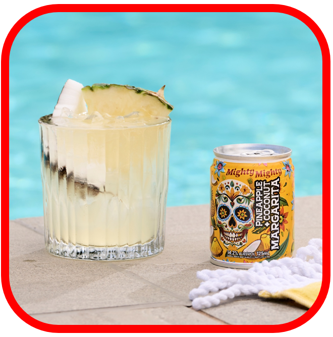 *🍋‍🟩Mighty Mighty Margarita Party Pack 12x125ml