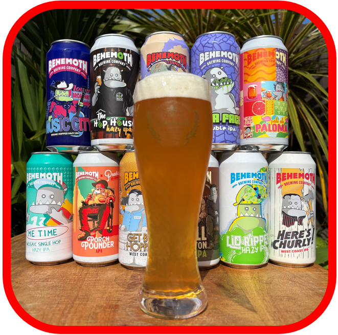 *🍺ULTIMATE Behemoth 11x440ml + WICKED Glass!