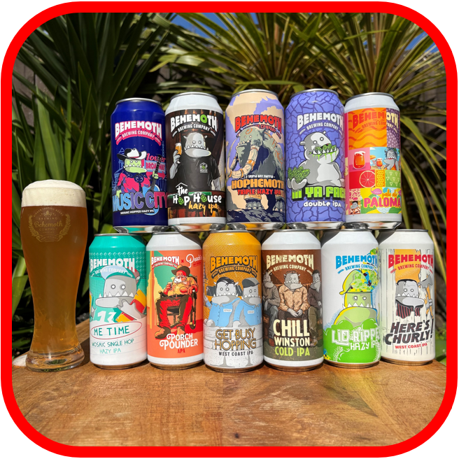 *🍺ULTIMATE Behemoth 11x440ml + WICKED Glass!