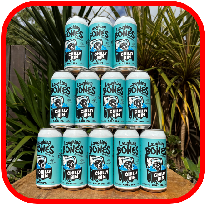 *🥶Laughing Bones Chilly Bin Cold IPA 12x440ml!
