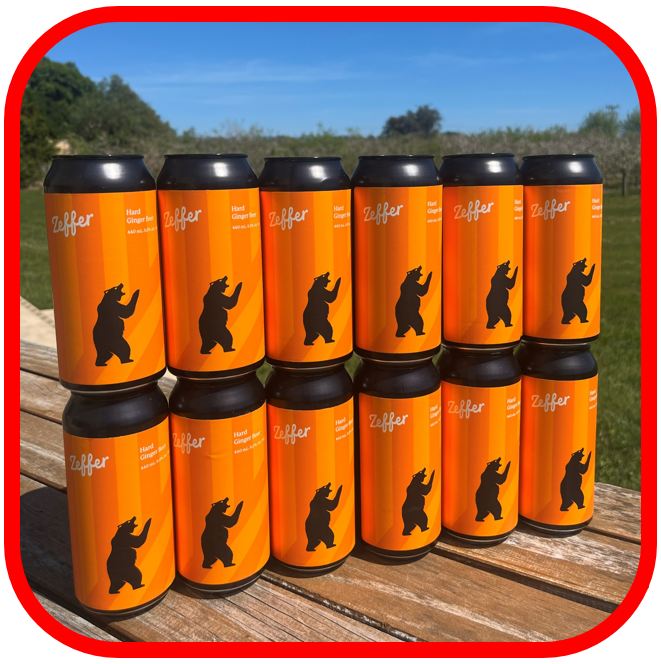*🐻Zeffer Hard Ginger Beer 12x440ml!