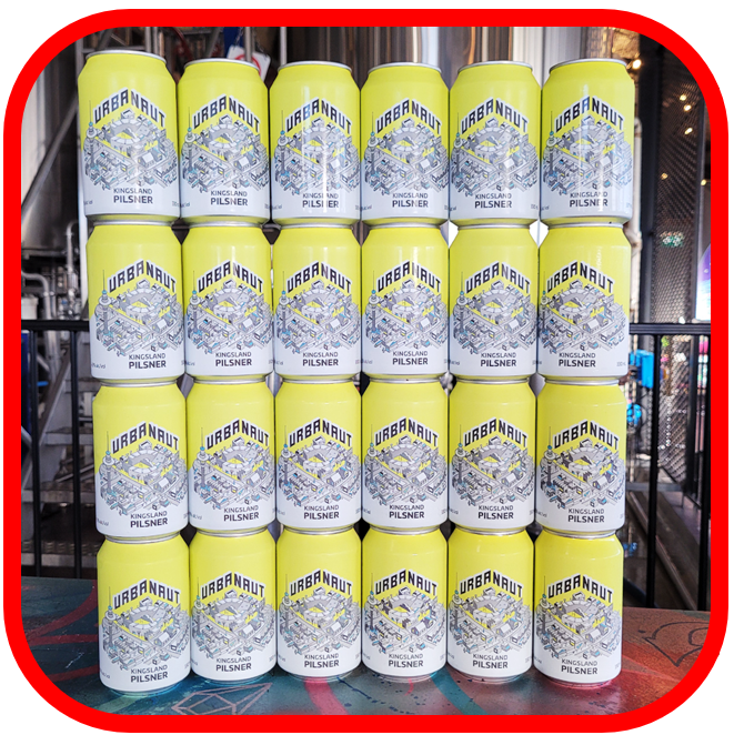 *🚨Urbanaut Pilsner Packaging CLEARANCE 24x330ml!