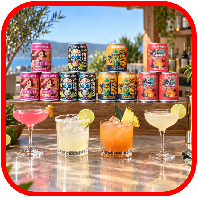 *🍹Mighty Mighty Craft Cocktails 12x100ml