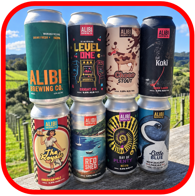*🤫Alibi Brewing Perfectly Formed 8x440ml!