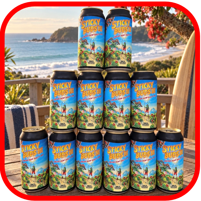 *☀️Bach Brewing Sticky Buds Fridge Filler 12x440ml!