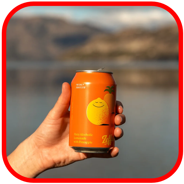 *🍋🍍Zeffer Hazy Lemonade x Pineapple Summer Fridge Filler 24x 330ml!