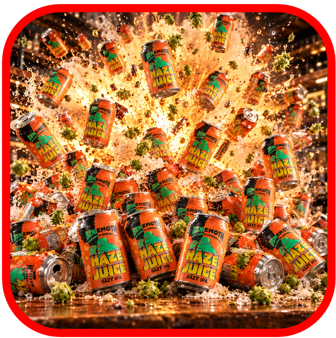 *💣Behemoth HAZE JUICE BOMB 24x330ml!