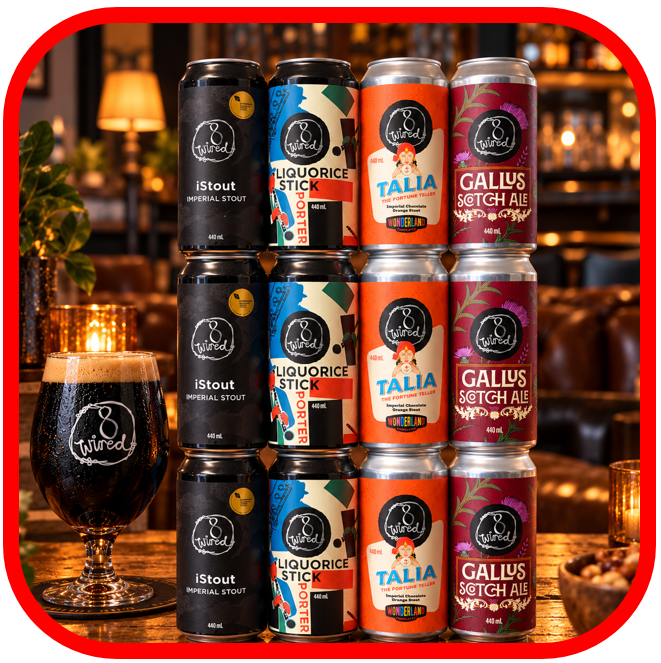 *🖤 8 Wired DARK & DECADENT 12x440ml!