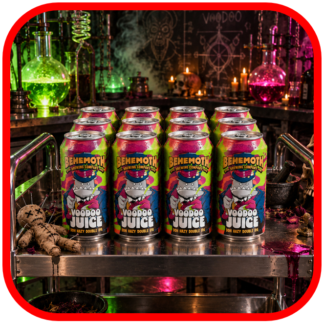 *🧙 Behemoth 8.0% Voodoo Juice Hazy DIPA 12x440ml!
